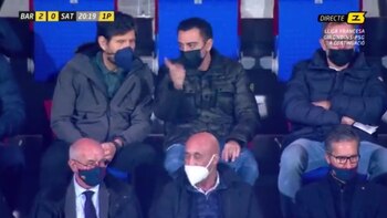 Xavi estuvo presente en la