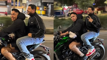 Captan a Eduin Caz a bordo de una moto y sin casco en CDMX: “Muy imprudente”