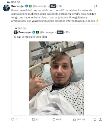 El streamer argentino enfrenta una