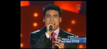 Así se veía el cantante