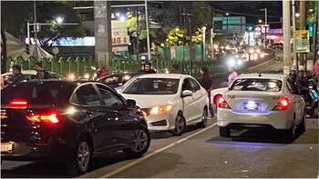 Se registra congestionamientos vial en