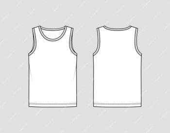 La popular camiseta sin mangas,