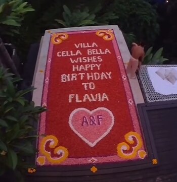 Flavia Laos y la sorpresa