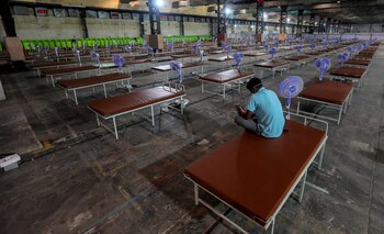 Camas preparadas en un centro