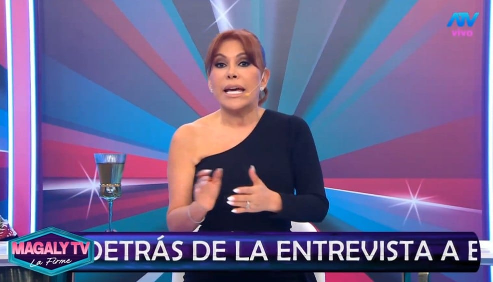 Magaly Medina se burla de Mario Irivarren tras decir que no iría a su set: “¿Quién lo llamó?”. Captura: Magaly TV La Firme.