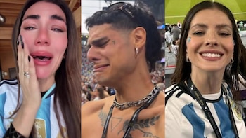 El festejo de los famosos por el triunfo de Argentina sobre Inglaterra: llanto, euforia y postales de la fiesta