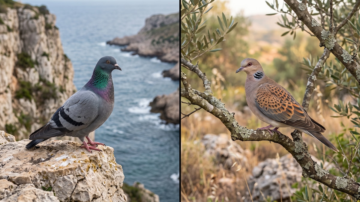 Imagen de la noticia: Cuáles son las diferencias entre las palomas y las tórtolas y qué enfermedades pueden transmitir