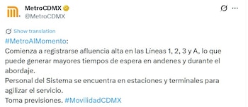 Avance en tiempo real de