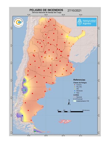 El índice de peligro de