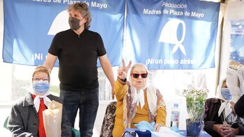 Amado Boudou y Hebe de