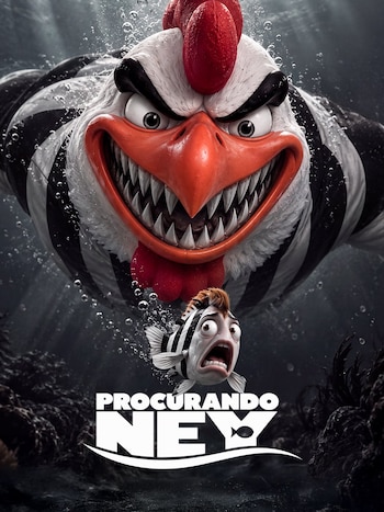 La metáfora de la película "Buscando a Nemo" fue utilizada por el cuadro de Belo Horizonte para burlarse de Neymar, figura del fútbol brasileño-crédito @Atletico/X