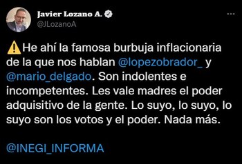 El panista arremetió contra los