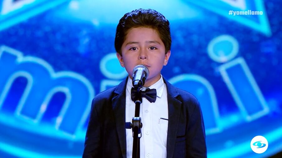 El niño salió a arrasar con su talento - crédito Emisión Yo me llamo / Caracol Televisión