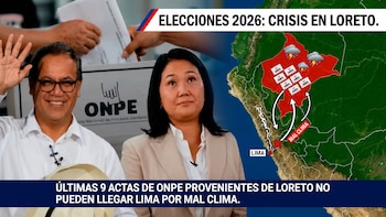 Elecciones 2026: últimas 9 actas de ONPE provenientes de Loreto no pueden llegar Lima por mal clima