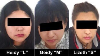 A las tres mujeres se