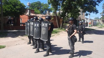 Hubo tensión con los policías