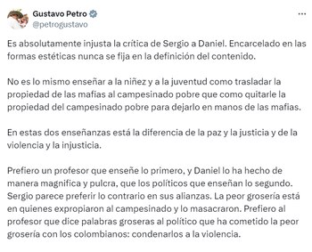El presidente Petro aseguró que