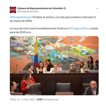 De esta manera, la Cámara