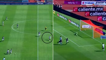 La mala entrega de Piero Quispe provocó que el contragolpe y posterior gol de Monterrey ante Pumas UNAM por Liga MX 2024.