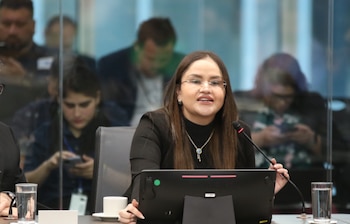 Joselyn Chacón, exministra de Salud, no se presentó este lunes al juicio que enfrenta por una querella presentada por el exdiputado Francisco Nicolás. Crédito: Delfino