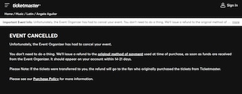 Ticketmaster anunció que comenzó con