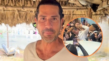 Gregorio Pernía sufrió un intento de robo durante un encuentro con seguidores: todo quedó registrado por una cámara