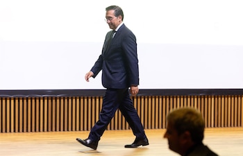 21/10/2026 El ministro de Asuntos Exteriores, Unión Europea y Cooperación, José Manuel Albares, durante la apertura del IV Foro España-Tailandia, en la sede del Ministerio, a 21 de octubre de 2026, en Madrid (España). El IV Foro España-Tailandia, organizado por Casa Asia, se celebra en Madrid los días 21 y 22 de octubre bajo el lema "Innovación, tecnología y cooperación para un futuro digital compartido" y reúne a representantes institucionales, académicos y empresariales de ambos países.
POLITICA
Eduardo Parra - Europa Press