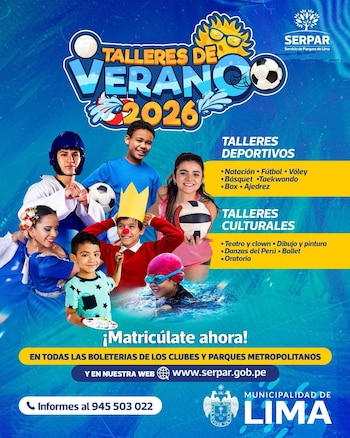 Clubes metropolitanos: talleres de verano