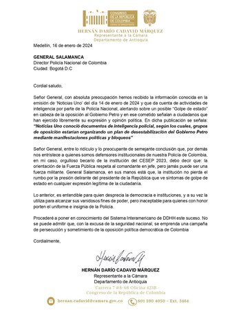 Con esta carta al director