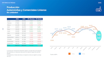 Las fábricas argentinas produjeron 490.876