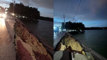 Colapsa el acceso principal a la Isla de Flores y afecta el turismo en Petén
