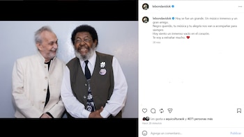 David Lebón definió a Rubén Rada como un gran músico y un gran amigo, y afirmó que su música y su alegría los acompañarán para siempre