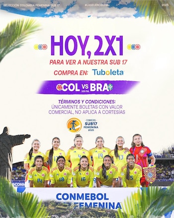 Con las promociones del 2X1, la Federación Colombiana de Fútbol quiere atraer al público para tener estadio lleno en el Pascual Guerrero-crédito @FCFSeleccionCol/X