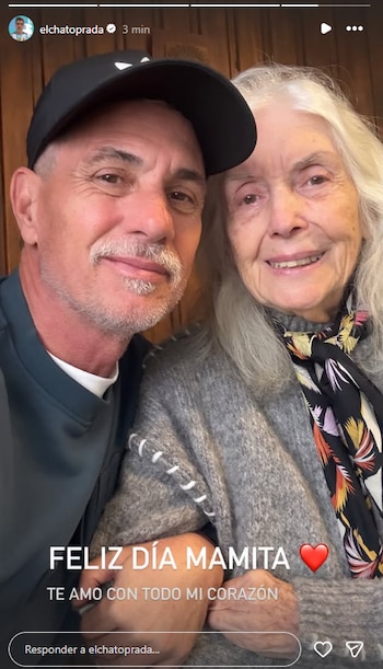 El Chato Prada saludó a su mamá luego de dedicarle un tierno mensaje a Lourdes Sánchez (Instagram)