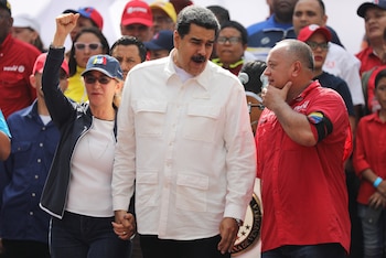 Cilia Flores y Diosdado Cabello