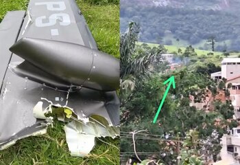 Parte del avión y lugar