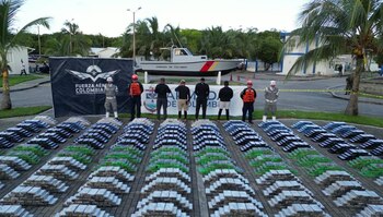 Las 3,3 toneladas de cocaína