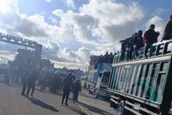 Entre enero y febrero de este 2023, los transportistas de Juliaca también se sumaron a las masivas protestas contra el gobierno de Dina Boluarte. (Andina)