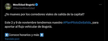 La Secretaría de Movilidad de