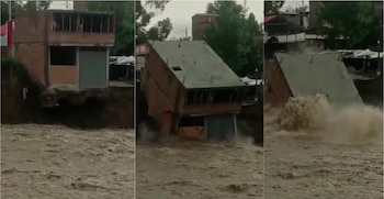 Las intensas lluvias están causando
