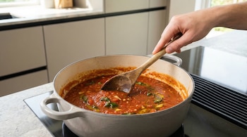 La salsa de tomate casera