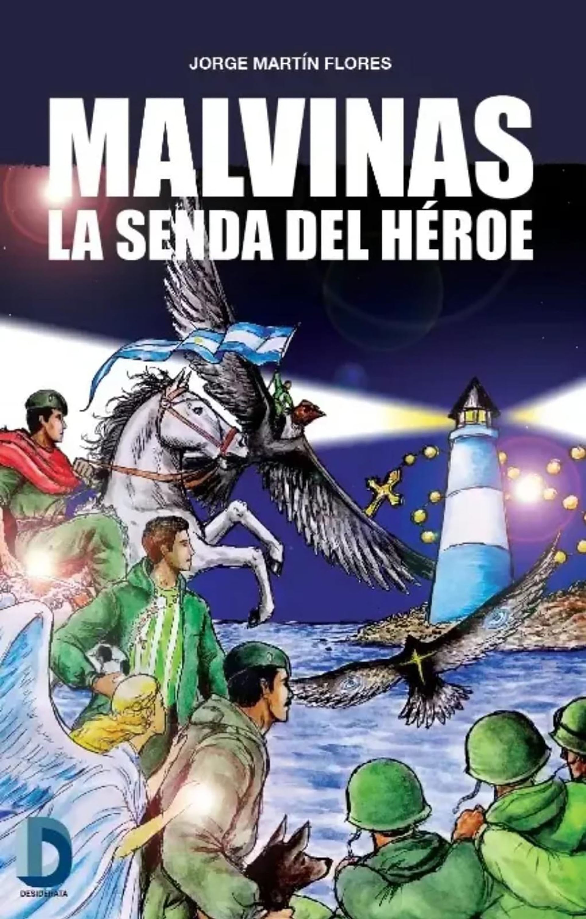 La tapa del libro, con sus protagonistas, veteranos de guerra