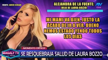 Magaly Medina pone en duda versión sobre salud de Laura Bozzo y revela lo que averiguó en México. Captura: Magaly TV La Firme.