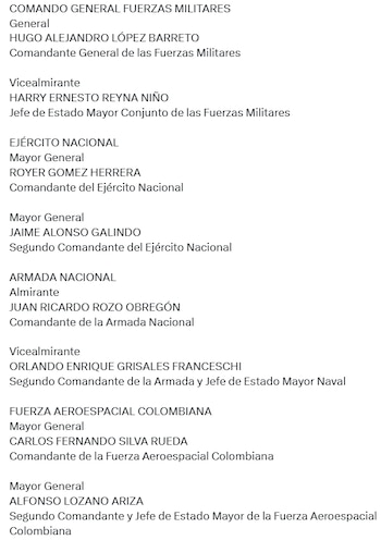 El Gobierno nacional dispuso una