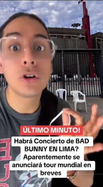 ¿Bad Bunny vuelve a Lima? Los rumores de un posible concierto del ‘Conejo Malo’ en el Estadio Nacional
