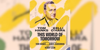 La Nueva York de 1939 funciona como punto de partida para la historia de amor y viajes temporales de la obra (Instagram/@worldoftomorrowbway)