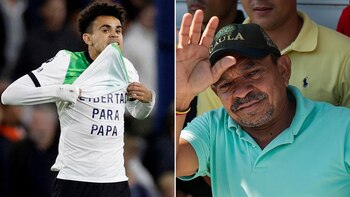 En la izquierda, Luis Díaz;