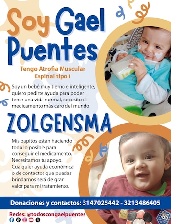 Los padres de Gael buscan