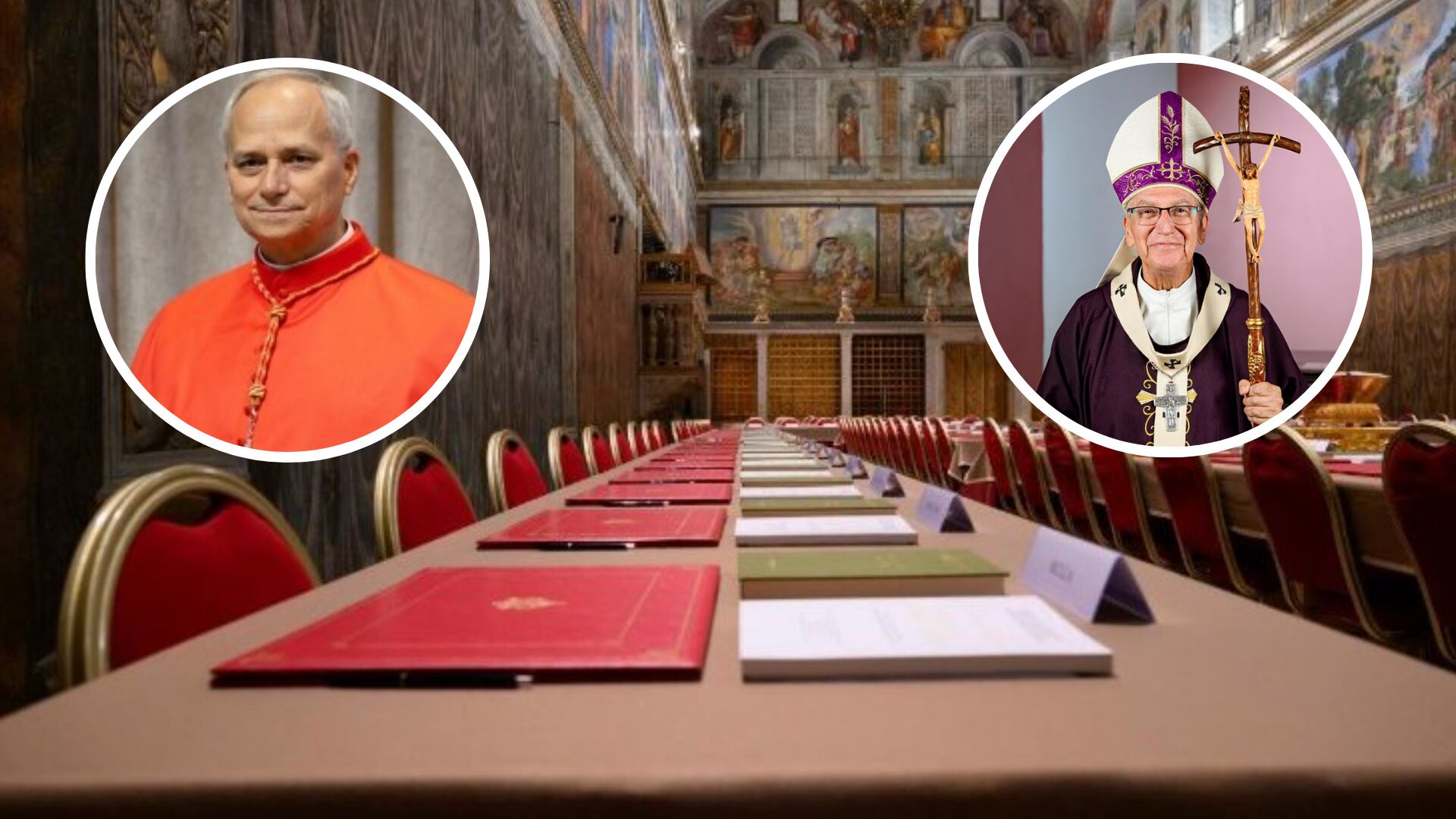 El cónclave está previsto para iniciar alrededor de las 4:30 p.m. del miércoles 7 de mayo. (Composición Infobae: arzobispadodelima.org / americalatina.va / vaticannews.va)