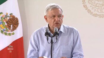El presidente Andrés Manuel López Obrador reconoció que hay incertidumbre en México por la presencia del coronavirus (Foto: Captura de pantalla)
